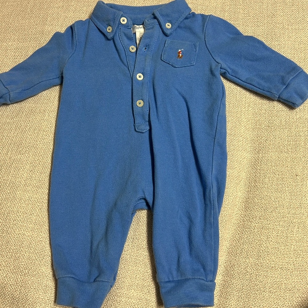 Polo by Ralph Lauren Blue One Piece Polo